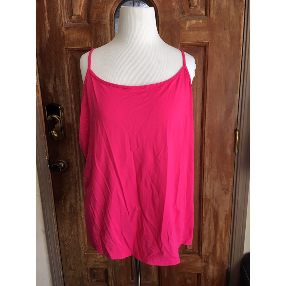 Lane Bryant hot pink layering camisole